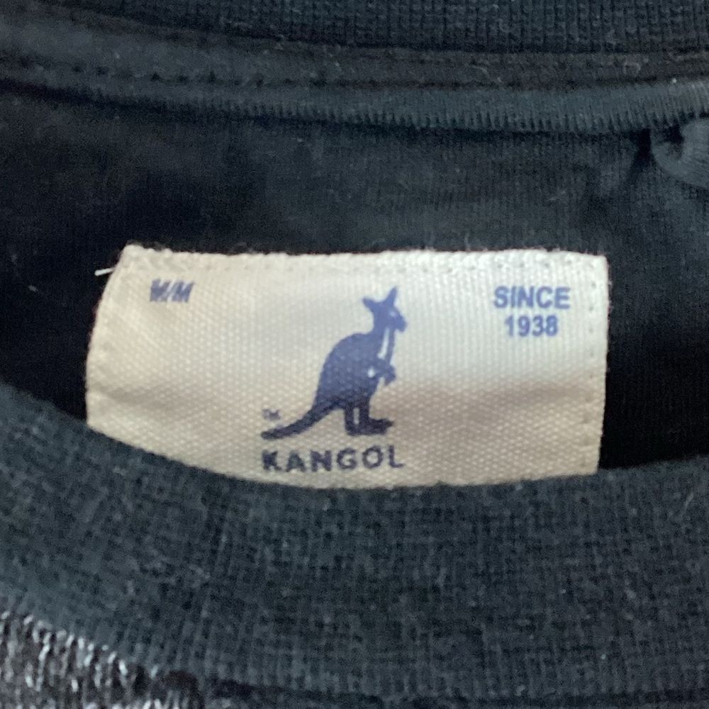 Kangol Charcoal and Black Knit Men’s Burnout Sweater M - Picture 5 of 5